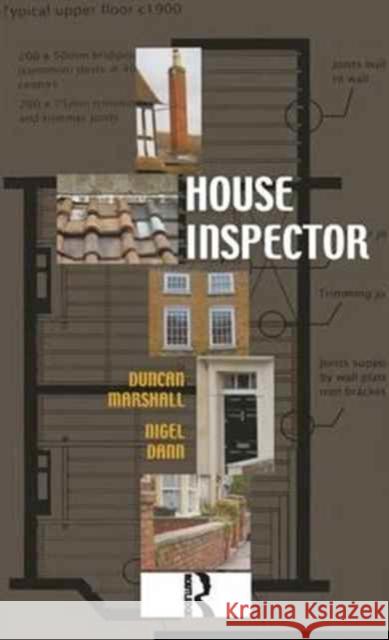 House Inspector Duncan Marshall Nigel Dann  9781138167636