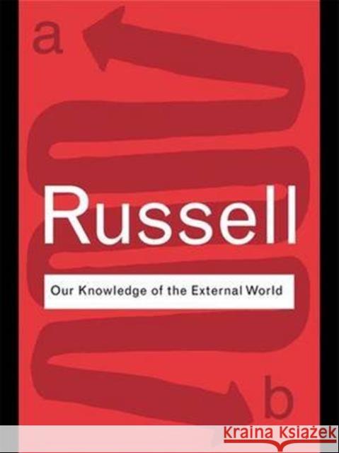 Our Knowledge of the External World Bertrand Russell   9781138169173 Taylor and Francis