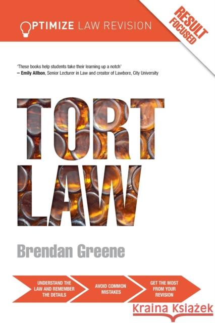 Optimize Tort Law Brendan Greene 9781138221512 Routledge