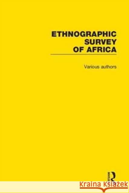 Ethnographic Survey of Africa Daryll Forde 9781138232174 Routledge