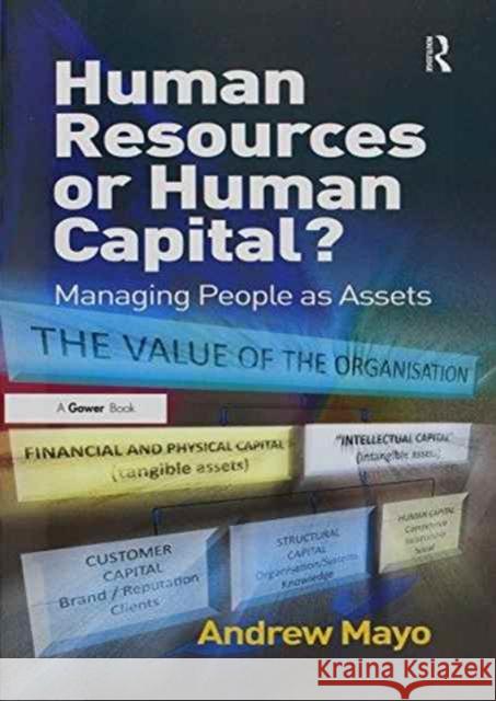 Human Resources or Human Capital?: Managing People as Assets Andrew Mayo   9781138253544