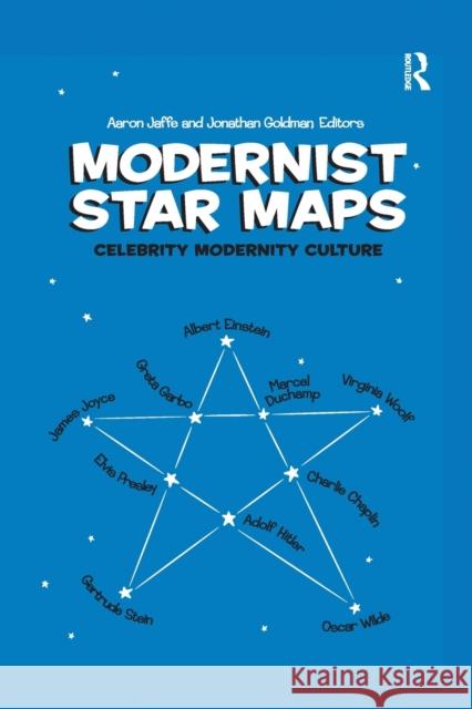 Modernist Star Maps: Celebrity, Modernity, Culture Aaron Jaffe Jonathan Goldman 9781138257368