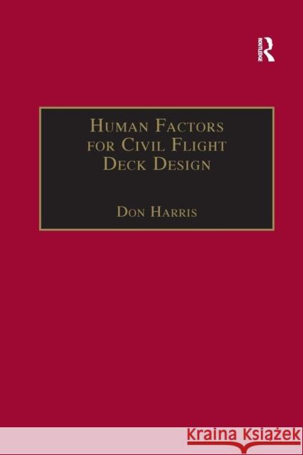 Human Factors for Civil Flight Deck Design Don Harris 9781138263772 Routledge