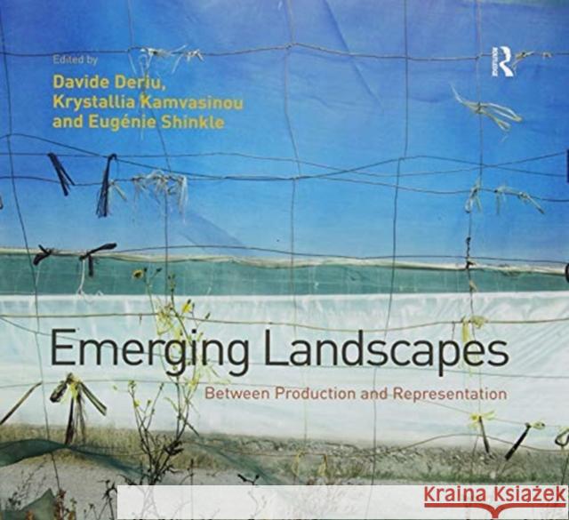 Emerging Landscapes: Between Production and Representation Deriu, Davide 9781138270152 Routledge