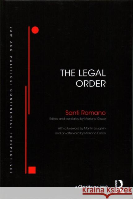 The Legal Order  9781138280991 Routledge