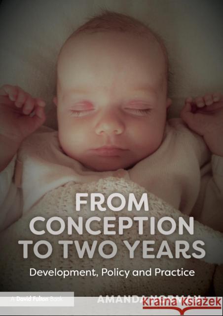 From Conception to Two Years: Development, Policy and Practice Amanda Norman 9781138298941 Routledge
