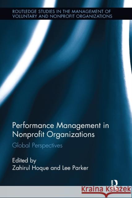 Performance Management in Nonprofit Organizations: Global Perspectives  9781138339941 Taylor and Francis