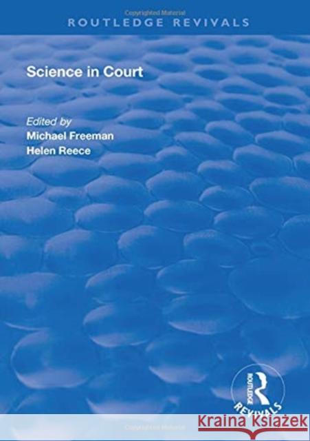 Science in Court Michael Freeman Helen Reece 9781138348103 Routledge