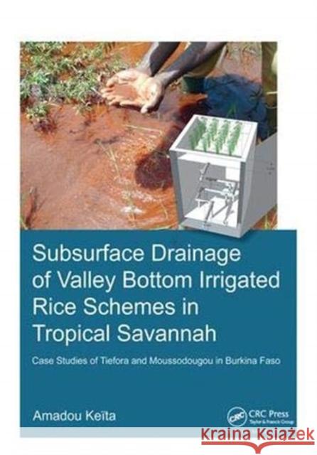 Subsurface Drainage of Valley Bottom Irrigated Rice Schemes in Tropical Savannah: Case Studies of Tiefora and Moussodougou in Burkina Faso Keita, Amadou 9781138381643 Taylor and Francis