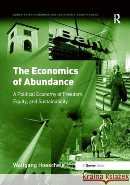 The Economics of Abundance: A Political Economy of Freedom, Equity, and Sustainability Hoeschele, Wolfgang 9781138383371 Taylor and Francis