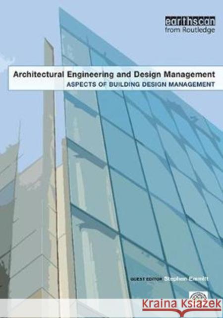 Aspects of Building Design Management Emmitt, Stephen 9781138409125