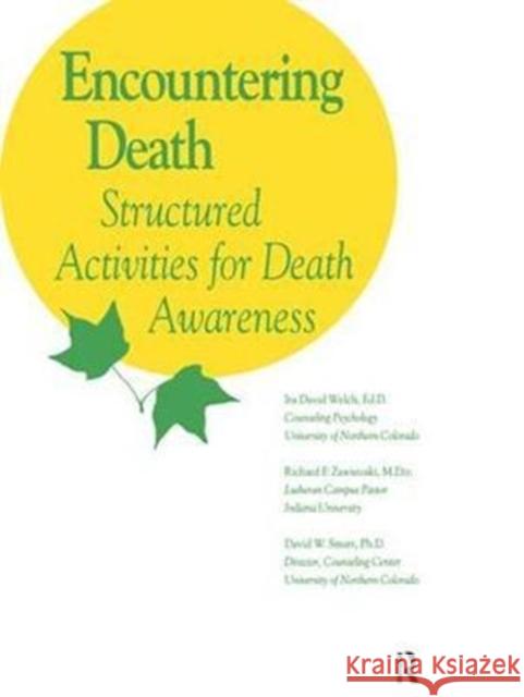 Encountering Death Ira Davi 9781138415140 Routledge