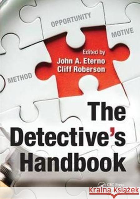 The Detective's Handbook John a. Eterno 9781138415737 CRC Press