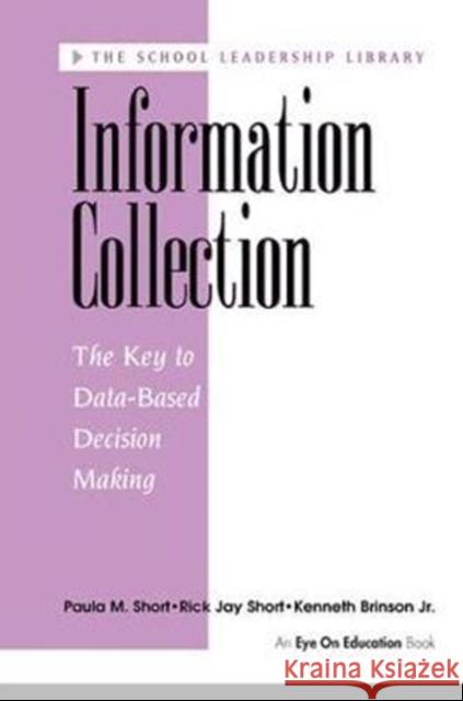 Information Collection Paula Short 9781138416505 Routledge