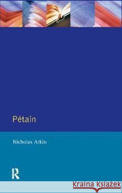 Petain Nicholas Atkin 9781138425200