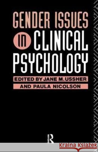 Gender Issues in Clinical Psychology Paula Nicolson 9781138428867 Routledge