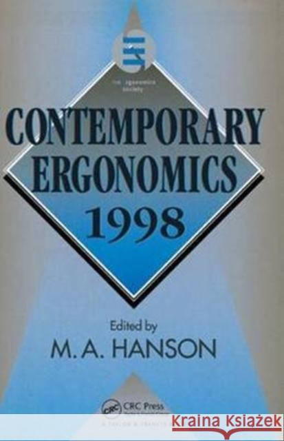 Contemporary Ergonomics 1998  9781138433090 