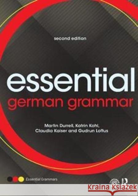 Essential German Grammar Martin Durrell 9781138437661