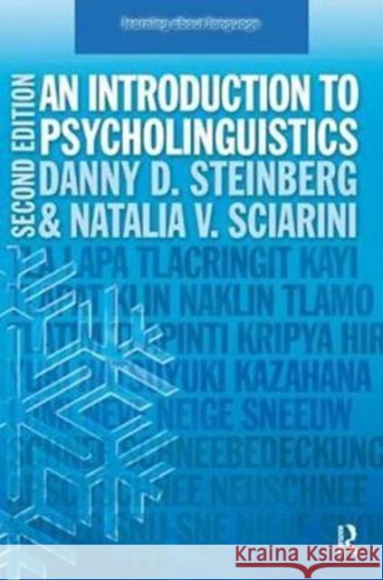 An Introduction to Psycholinguistics Danny Steinberg 9781138437739