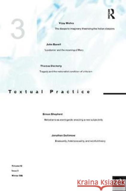 Textual Practice 10.3 Alan Sinfield 9781138440111 Routledge