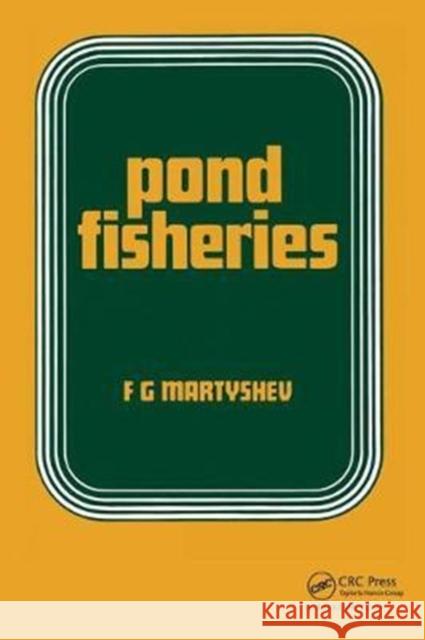 Pond Fisheries Martyshev, F. 9781138440715