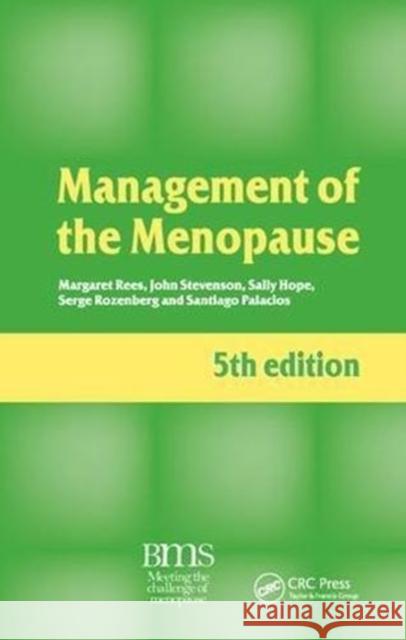 Management of the Menopause, 5th Edition Margaret Rees 9781138455122