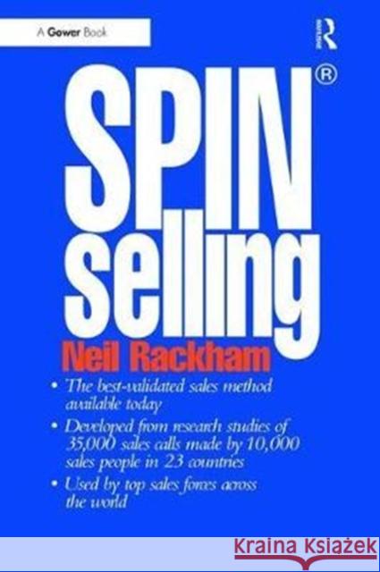 Spin(r) -Selling Rackham, Neil 9781138465954