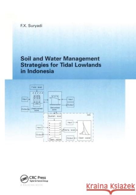 Soil and Water Management Strategies for Tidal Lowlands in Indonesia  9781138474765 Taylor and Francis