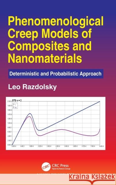 Phenomenological Creep Models of Composites and Nanomaterials: Deterministic and Probabilistic Approach Razdolsky, Leo 9781138506015 CRC Press