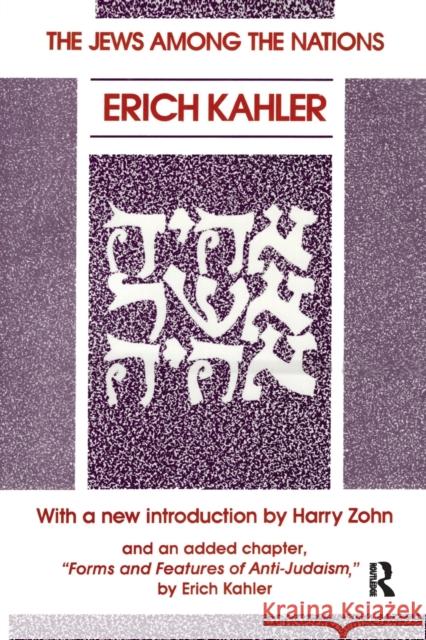 Jews Among the Nations Erich Kahler 9781138511286