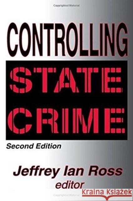 Controlling State Crime Jane Marcet 9781138521247 Routledge