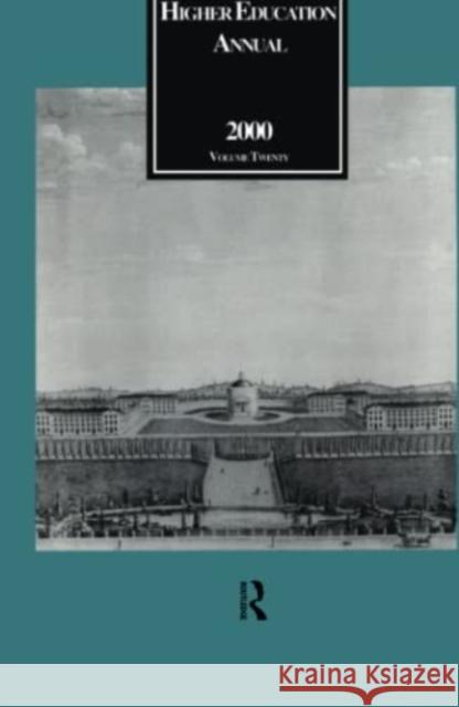 History of Higher Education Annual: 2000: 2000 Geiger, Roger L. 9781138525115