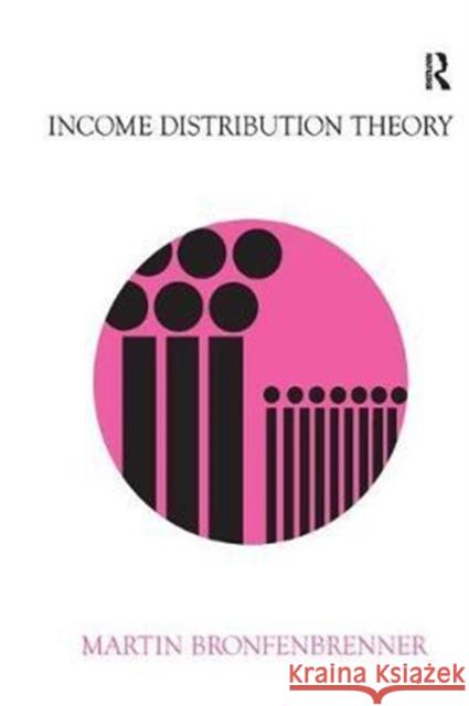 Income Distribution Theory Martin Bronfenbrenner, Martin Bronfenbrenner 9781138525986 Taylor & Francis Ltd