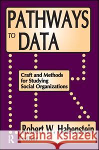 Pathways to Data: Craft and Methods for Studying Social Organizations Robert W. Habenstein 9781138529588 Routledge
