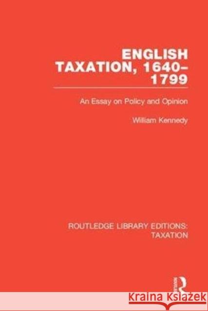 Routledge Library Editions: Taxation Various 9781138562912 Routledge