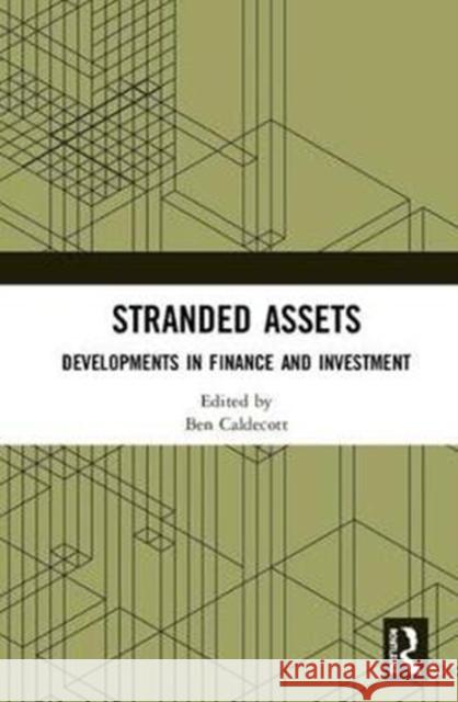 Stranded Assets: Developments in Finance and Investment Ben Caldecott 9781138574236 Routledge