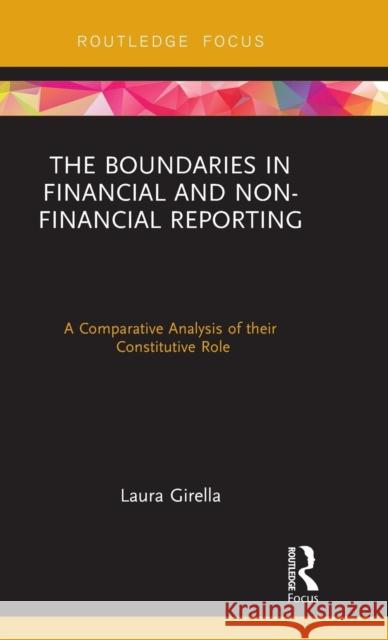The Boundaries in Financial and Non-Financial Reporting: A Comparative Analysis of their Constitutive Role Girella, Laura 9781138586901 Routledge