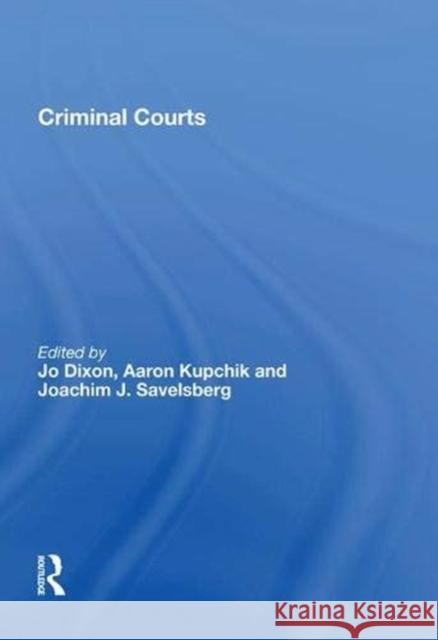 Criminal Courts Aaron Kupchik 9781138622012