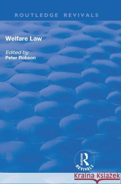 Welfare Law Lucy A. Williams 9781138634046 Routledge