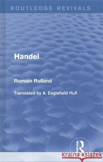 Handel Romain Rolland 9781138642461 Routledge