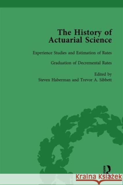 The History of Actuarial Science Vol X Steven Haberman   9781138646797