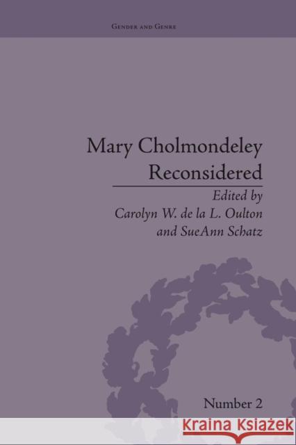 Mary Cholmondeley Reconsidered Carolyn W de la L Oulton   9781138663336