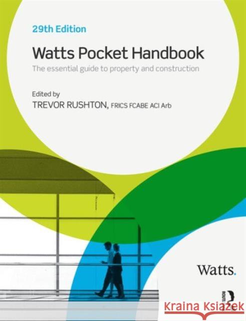 Watts Pocket Handbook Trevor Rushton   9781138665958