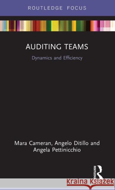 Auditing Teams: Dynamics and Efficiency Mara Cameran Angela Pettinicchio Angelo Detillo 9781138682702 Routledge