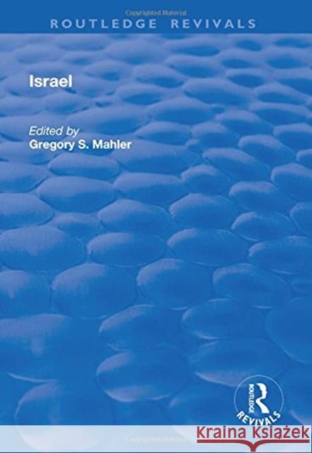 Israel Gregory S. Mahler 9781138716759