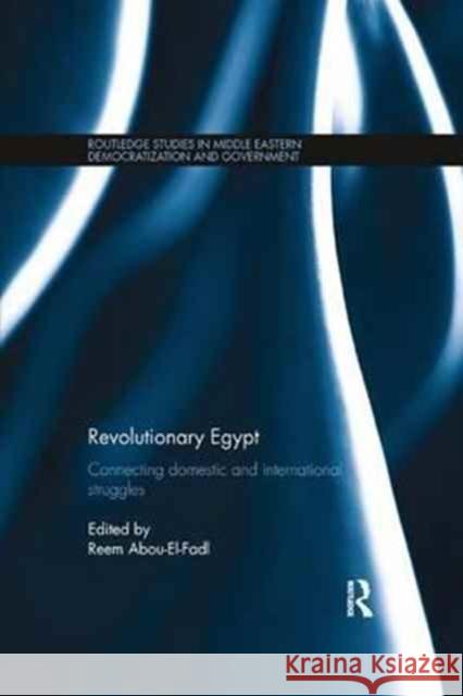 Revolutionary Egypt: Connecting Domestic and International Struggles Reem Abou-El-Fadl 9781138719712 Routledge