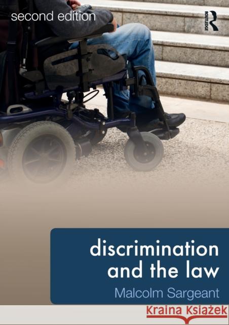 Discrimination and the Law 2e Malcolm Sargeant 9781138745070 Routledge