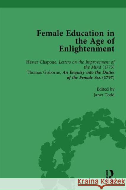 Female Education in the Age of Enlightenment, Vol 2 Janet Todd Janet Todd  9781138753426 Routledge