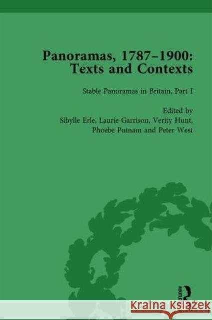 Panoramas, 1787-1900 Vol 1: Texts and Contexts Laurie Garrison Anne Anderson Sibylle Erle 9781138755840