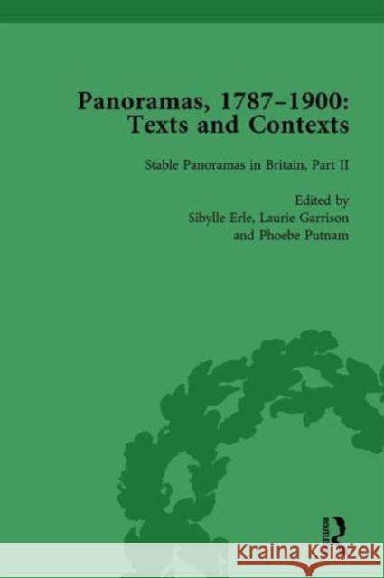 Panoramas, 1787-1900 Vol 2: Texts and Contexts Laurie Garrison Anne Anderson Sibylle Erle 9781138755857